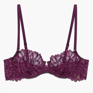 NWT Savage x Fenty Savage Not Sorry Unlined Lace Balconette Bra 34B